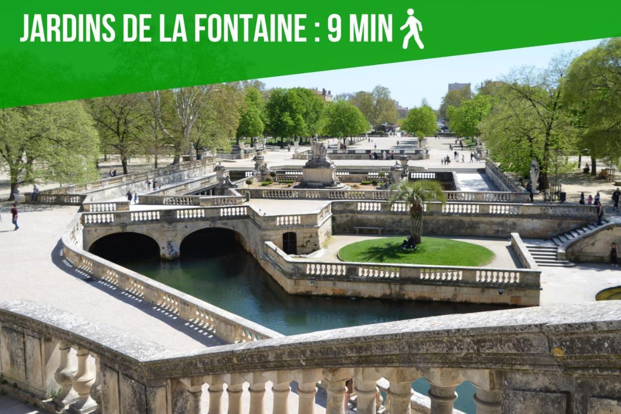 La Balade Nimoise Center Car Park Ac Leilighet Nîmes Eksteriør bilde